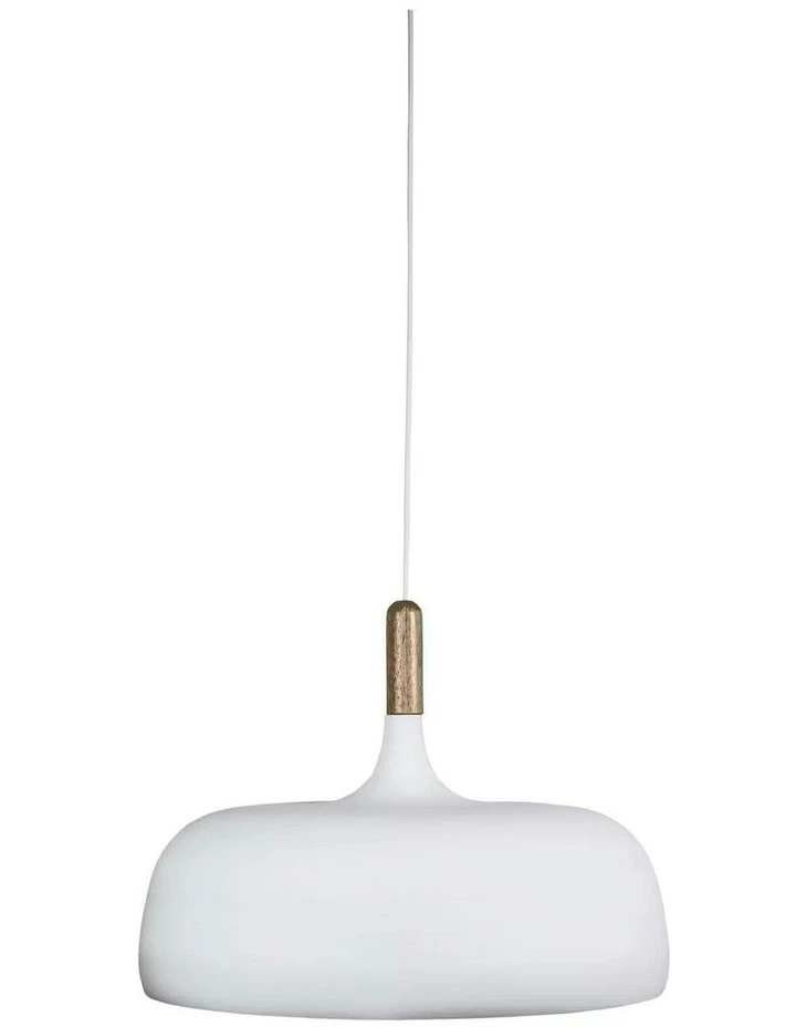 Malt 48cm Scandustrial Designed Pendant White image 1