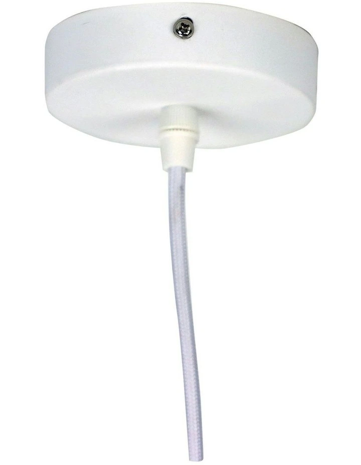 Malt 48cm Scandustrial Designed Pendant White image 4
