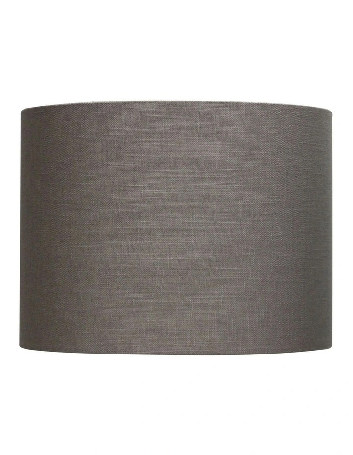 30cm Lamp Drum Shade Putty Burlap image 1