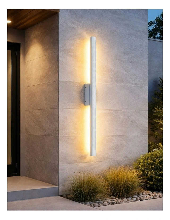 Nadia LED Outdoor Wall Light White image 4