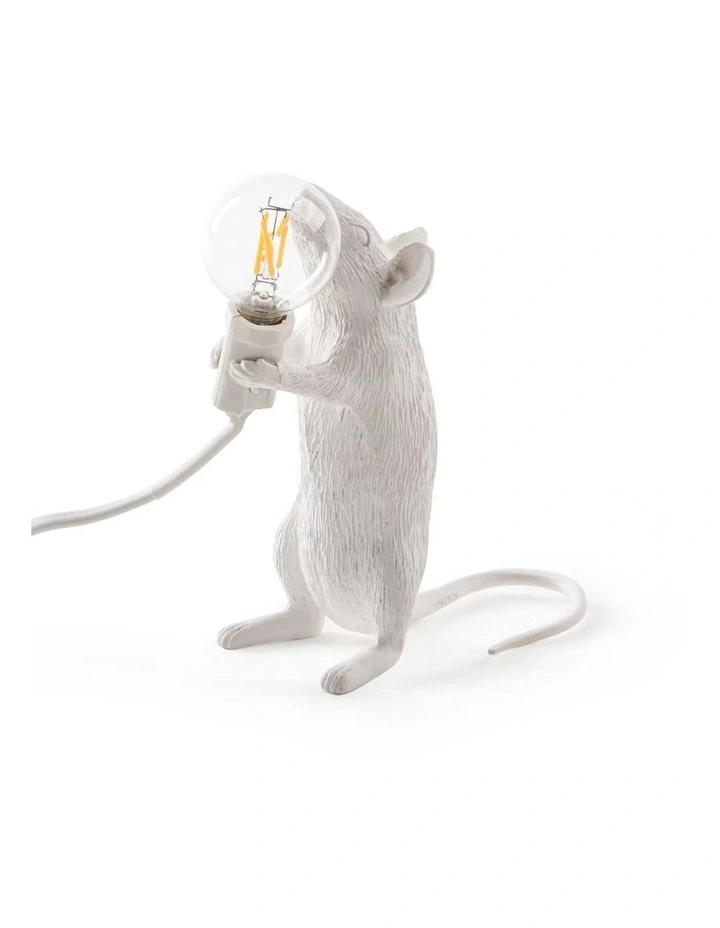 Seletti Mouse Lamp Standing - White image 1