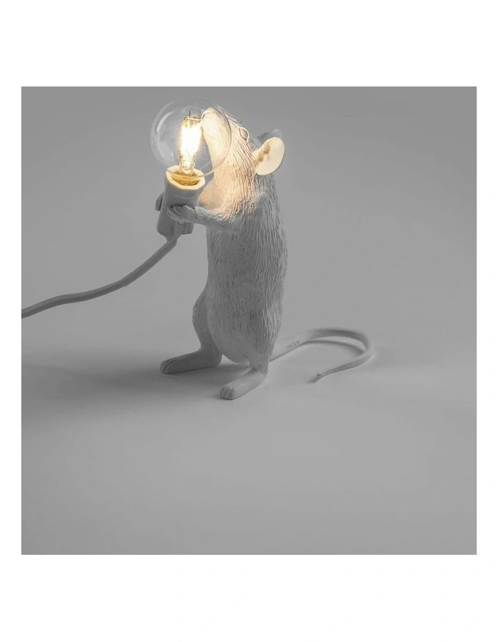 Seletti Mouse Lamp Standing - White image 4