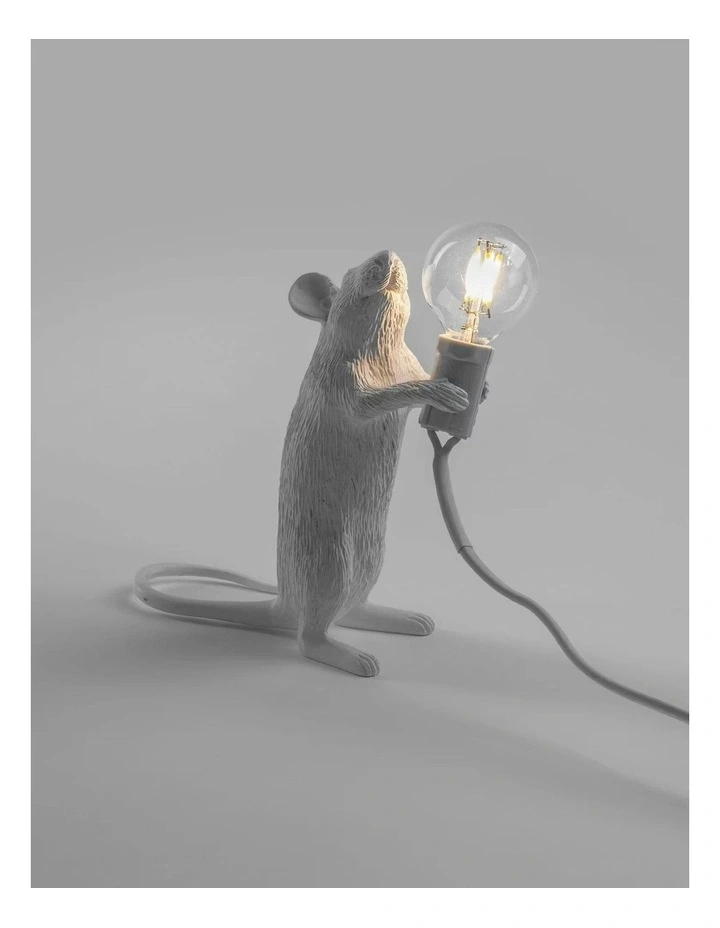 Seletti Mouse Lamp Standing - White image 5