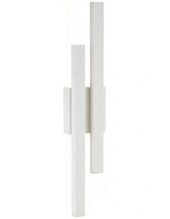 Hera 2lt LED Outdoor Wall Light White