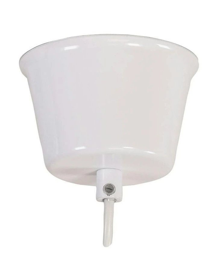Forge 300 Single Pendant Light Gloss White image 3