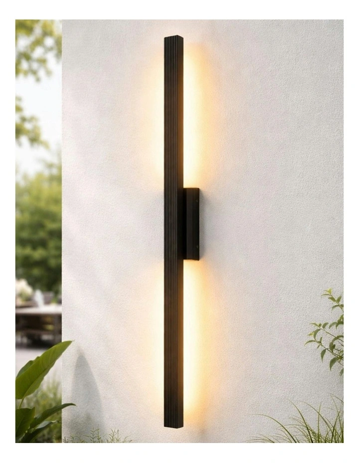 Nadia LED Outdoor Wall Light Black image 2