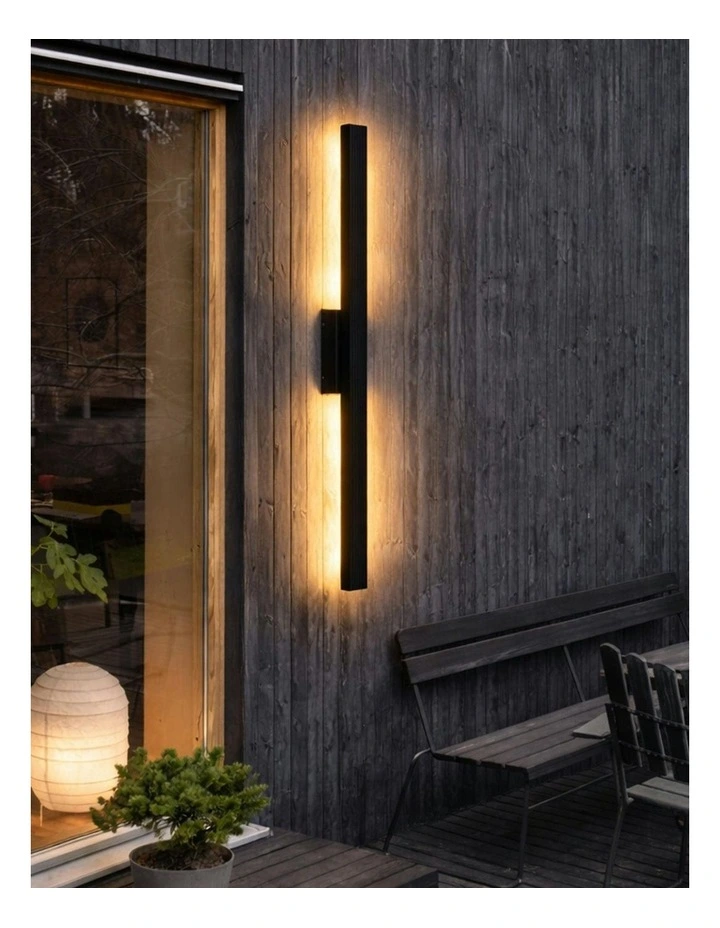 Nadia LED Outdoor Wall Light Black image 3