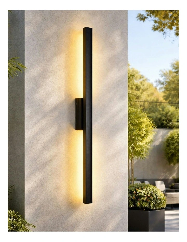 Nadia LED Outdoor Wall Light Black image 4