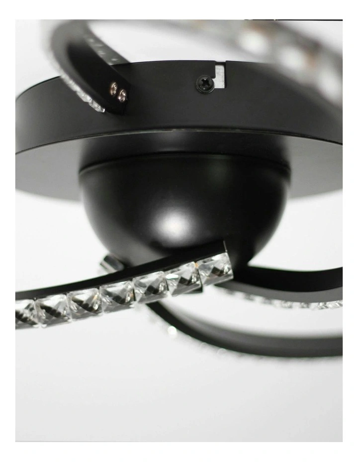 Irie Dimmable 3 Lights LED Ceiling Light -Black image 5