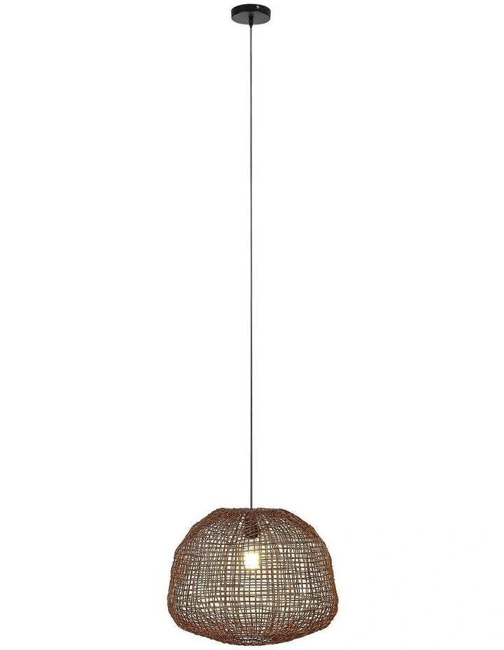Nerina Rattan Pendant Light Large image 1