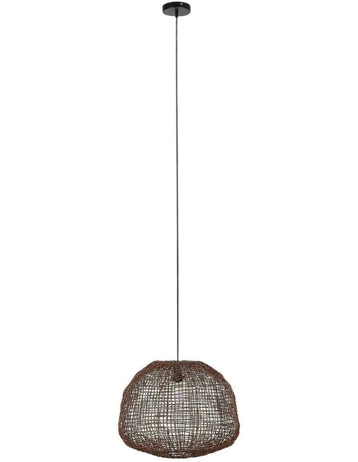 Nerina Rattan Pendant Light Large image 2
