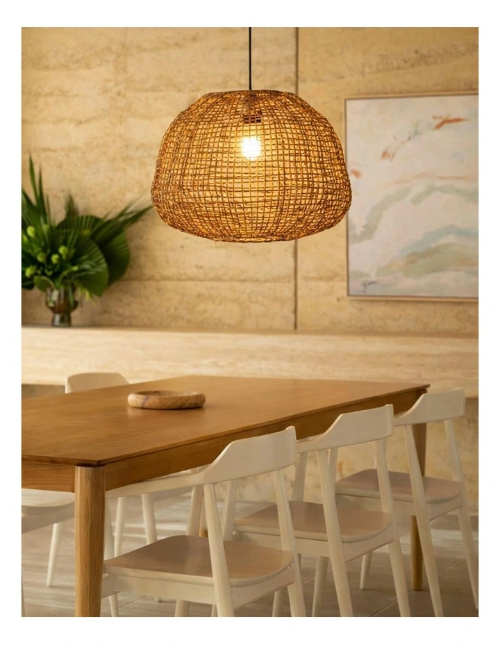 Nerina Rattan Pendant Light Large image 6