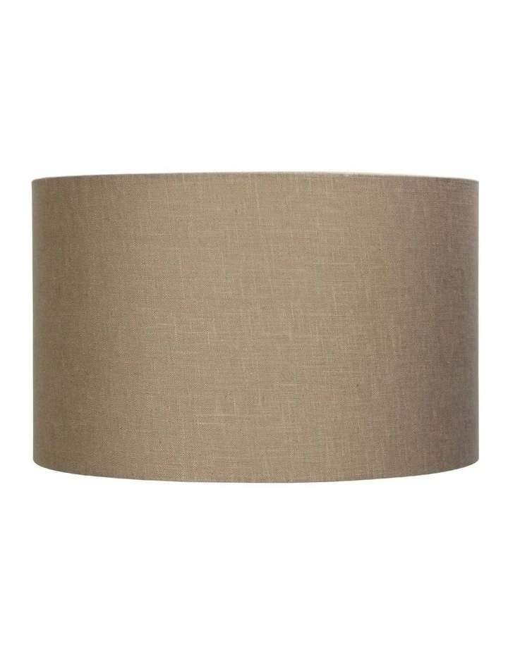 40cm Lamp Drum Shade - Coffee Burlap image 1