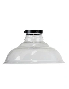 Toledo Classic 35cm Glass Shade and Gallery Clear