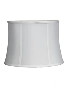 35cm Lamp Shade Off-White Shantung