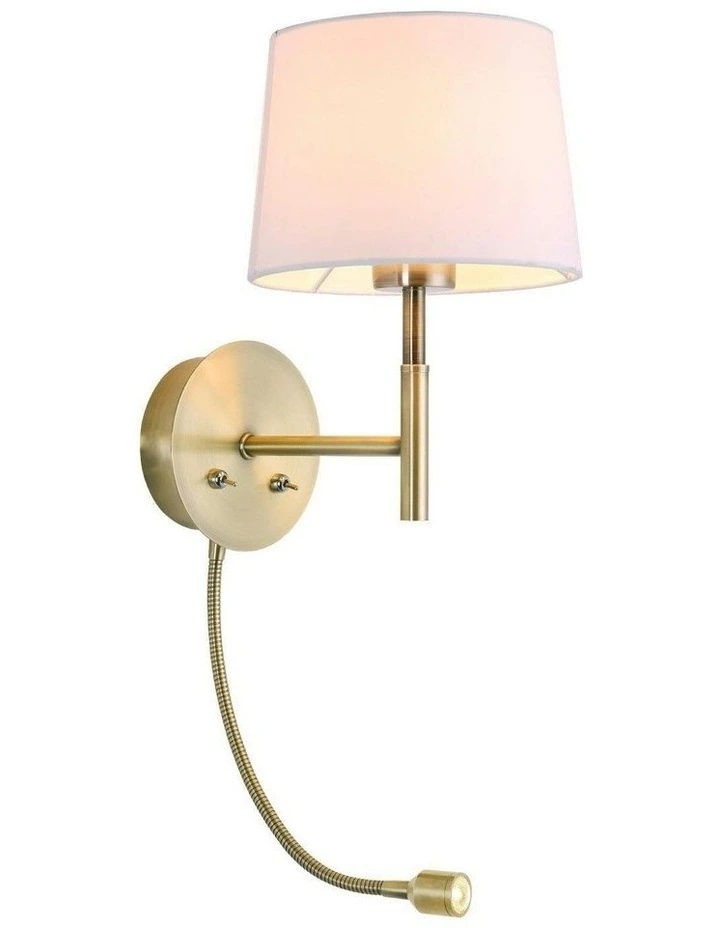 Riley Wall Light - Antique Brass image 2