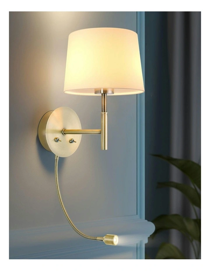 Riley Wall Light - Antique Brass image 4
