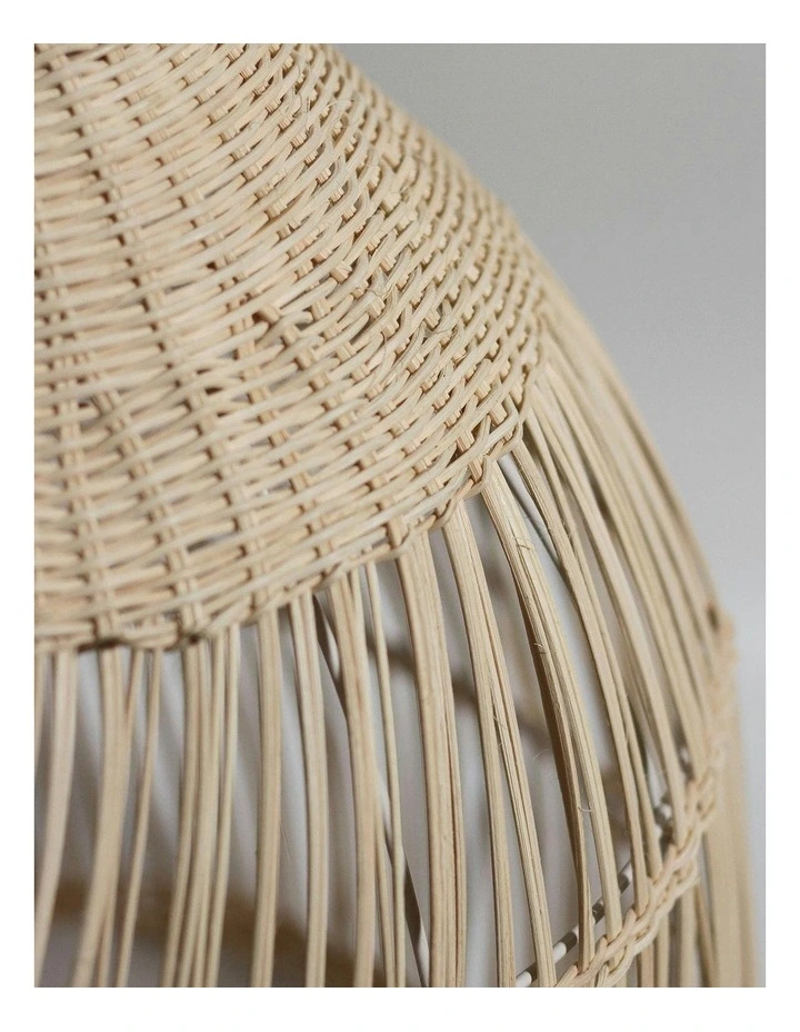 Shanen Rattan Pendant Light -White image 3