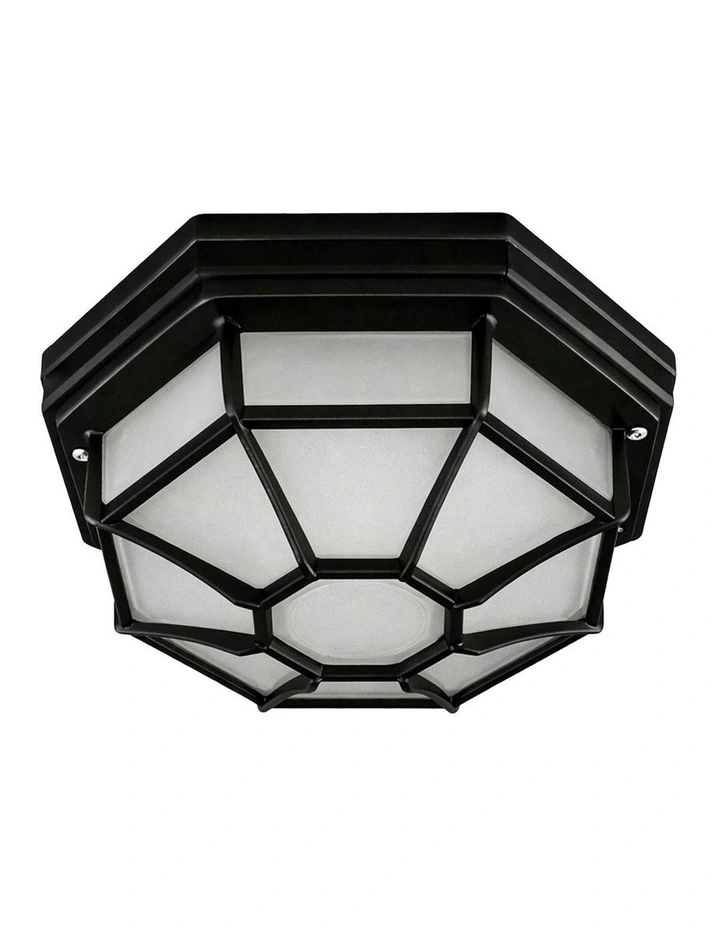 Alaya Outdoor Mounted Ceiling Light Black image 2