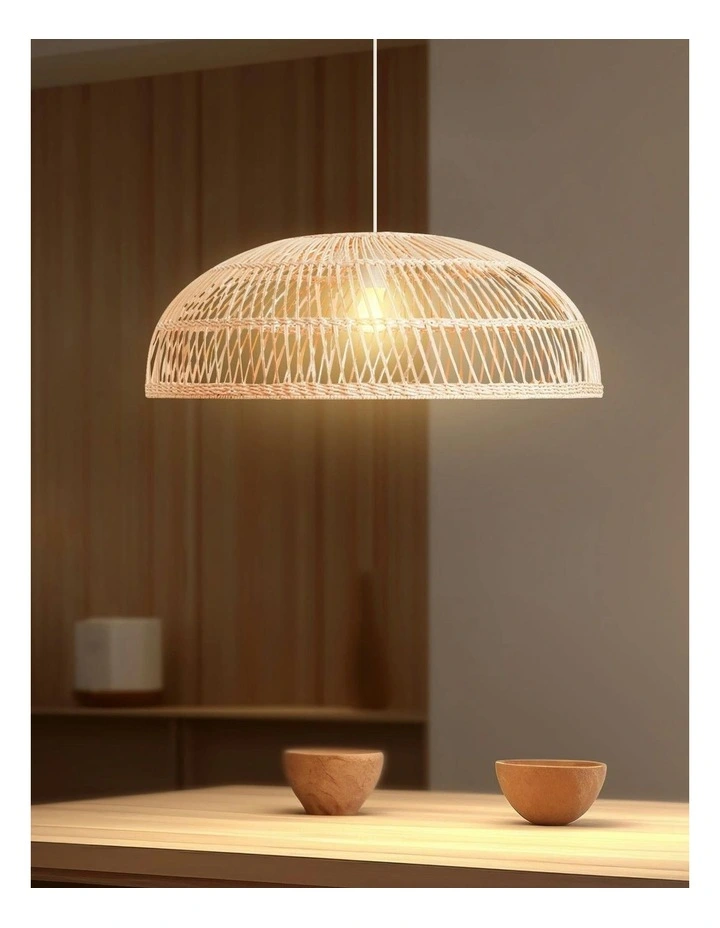Amara Rattan Pendant Light - Large/Small image 2