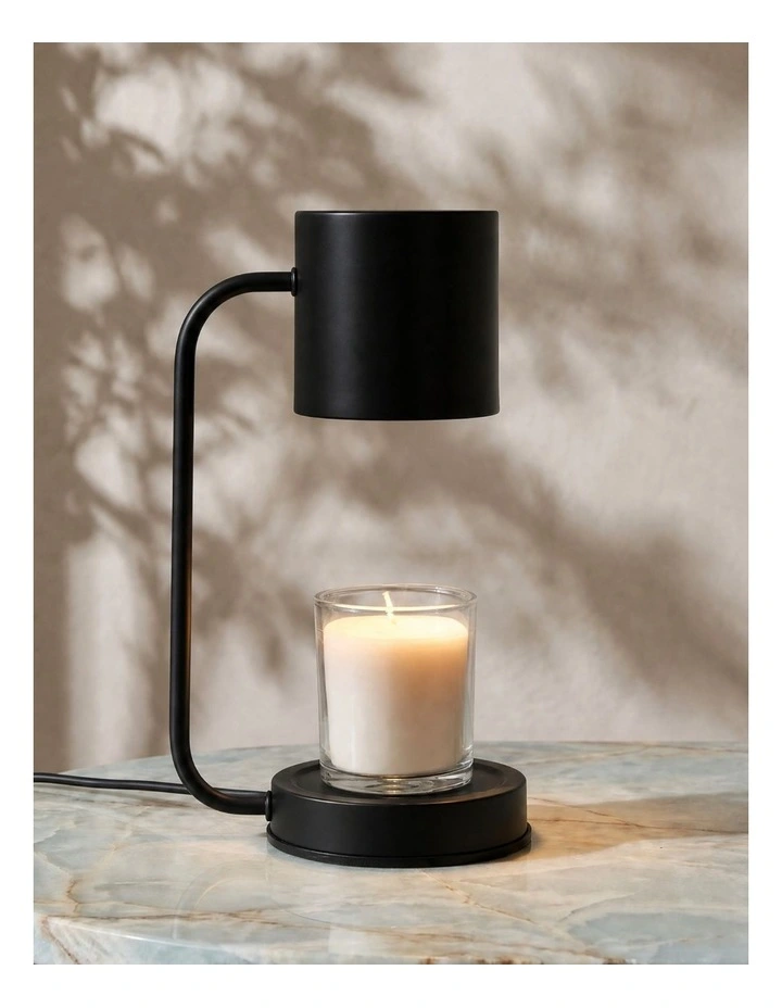 Cadence & Co. Lume Candle Warmer Lamp in Black image 5