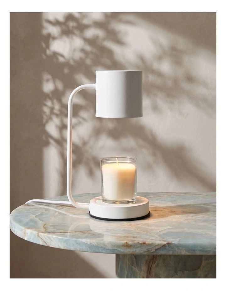 Cadence & Co. Lume Candle Warmer Lamp in White image 1