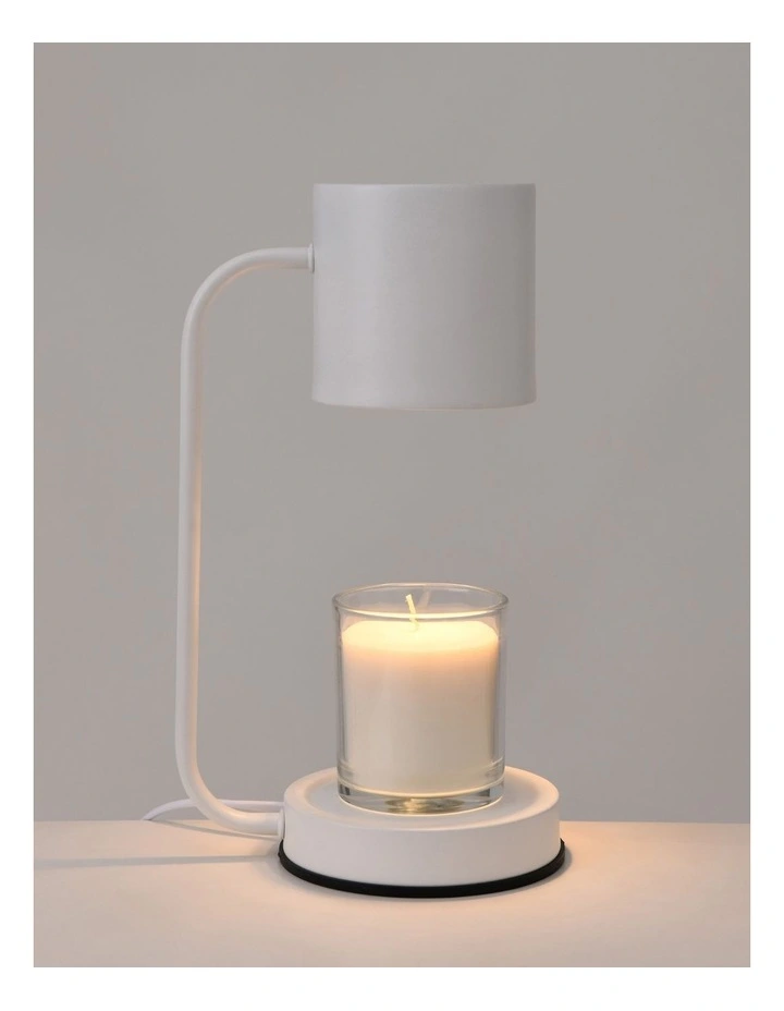 Cadence & Co. Lume Candle Warmer Lamp in White image 2
