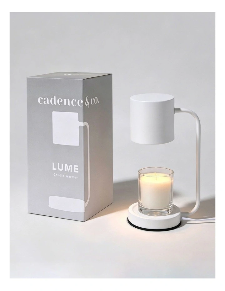 Cadence & Co. Lume Candle Warmer Lamp in White image 3
