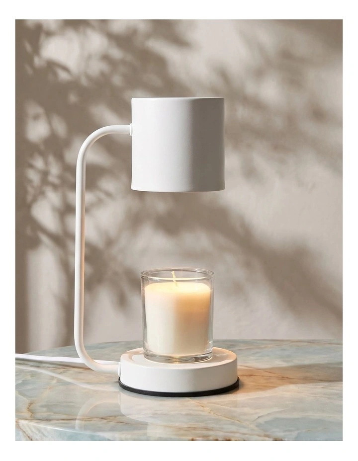Cadence & Co. Lume Candle Warmer Lamp in White image 5