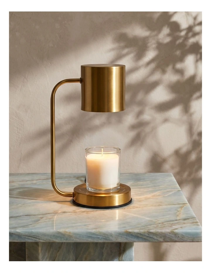Cadence & Co. Lume Candle Warmer Lamp in Gold image 1