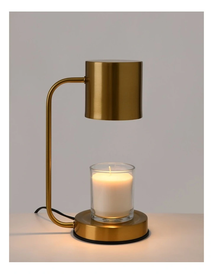 Cadence & Co. Lume Candle Warmer Lamp in Gold image 2