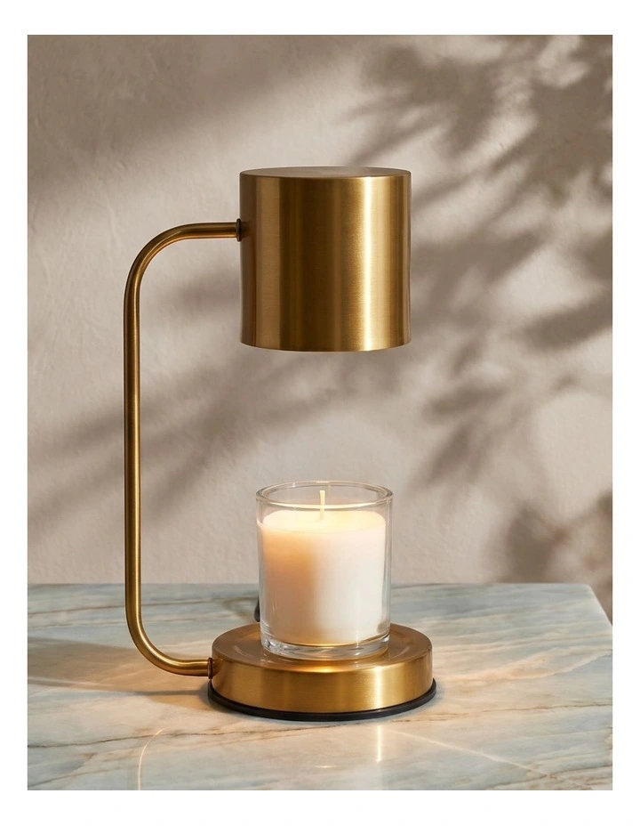 Cadence & Co. Lume Candle Warmer Lamp in Gold image 5
