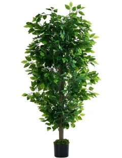 Livsip 150cm Artificial Ficus Tree Potted Faux Plant Home Decor