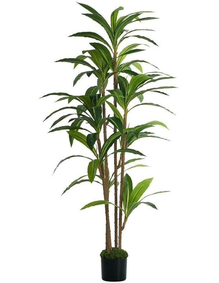 Livsip 150cm Artificial Dracaena Tree Potted Faux Plant Home Decor image 1