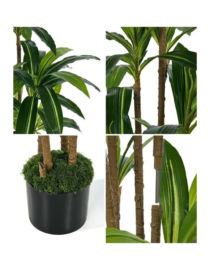 Livsip 150cm Artificial Dracaena Tree Potted Faux Plant Home Decor image 5