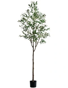 Livsip 210cm Artificial Olive Tree Lifelike Tall Faux Potted Plants Home Decor