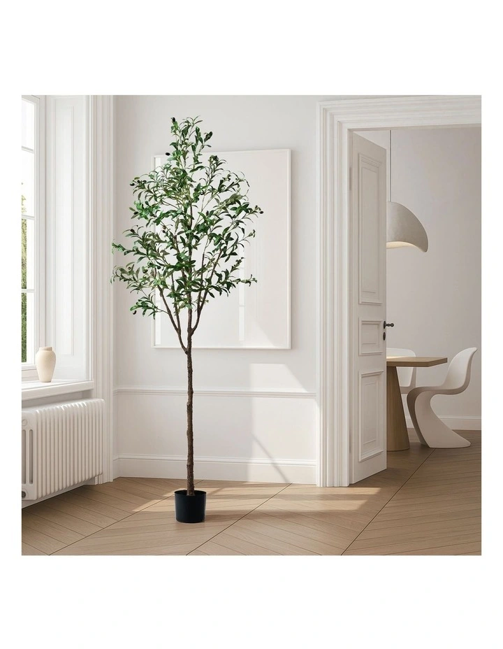 Livsip 210cm Artificial Olive Tree Lifelike Tall Faux Potted Plants Home Decor image 6