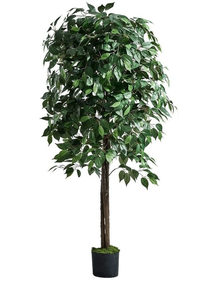 Livsip 150cm Artificial Ficus Tree Lifelike Faux Potted Plants Home Garden Decor image 1