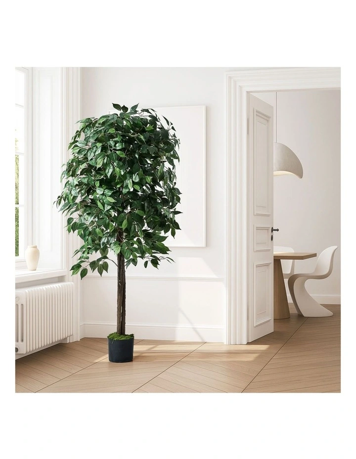 Livsip 150cm Artificial Ficus Tree Lifelike Faux Potted Plants Home Garden Decor image 6