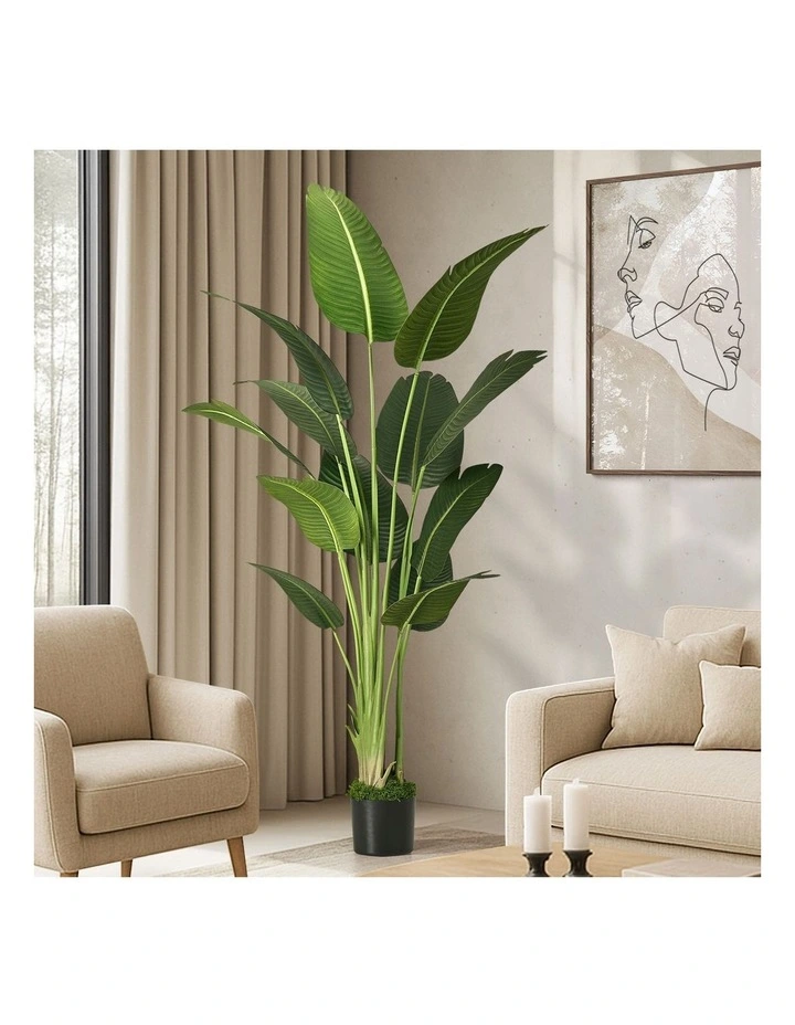 Livsip 180cm Artificial Bird of Paradise Plant Fake Palm Tree image 3