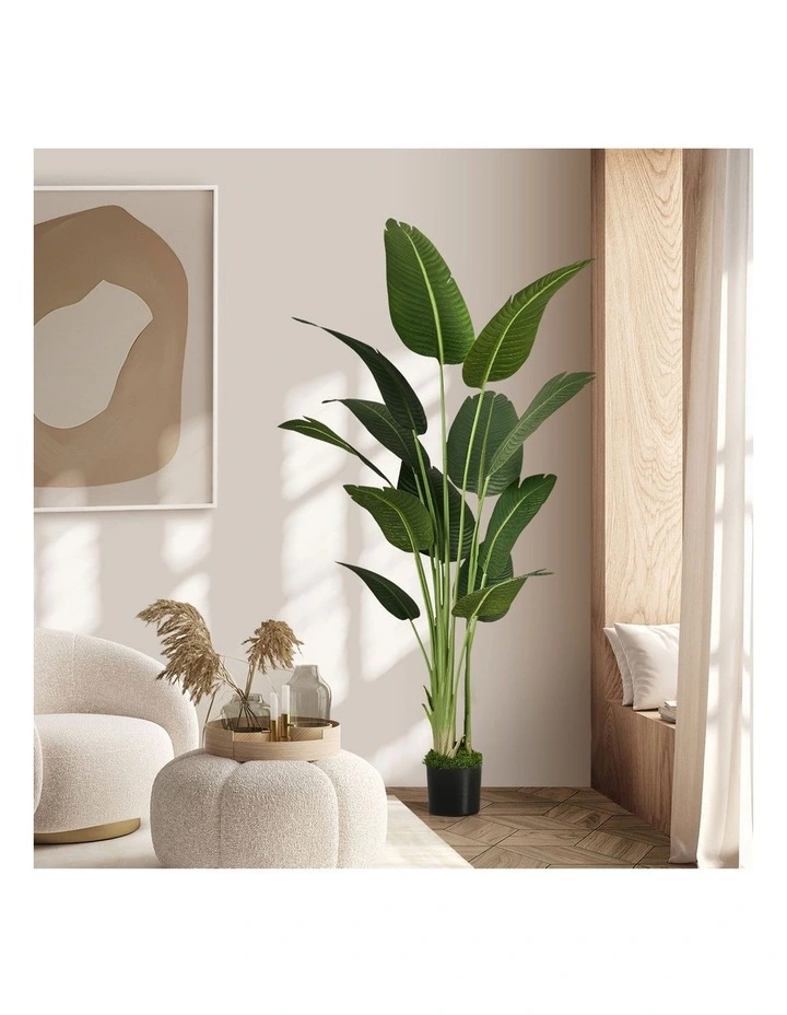 Livsip 180cm Artificial Bird of Paradise Plant Fake Palm Tree image 4