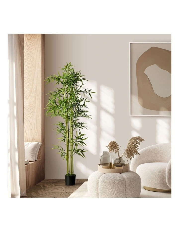 Livsip 150cm Artificial Bamboo Tree Potted Faux Plant Home Decor image 4