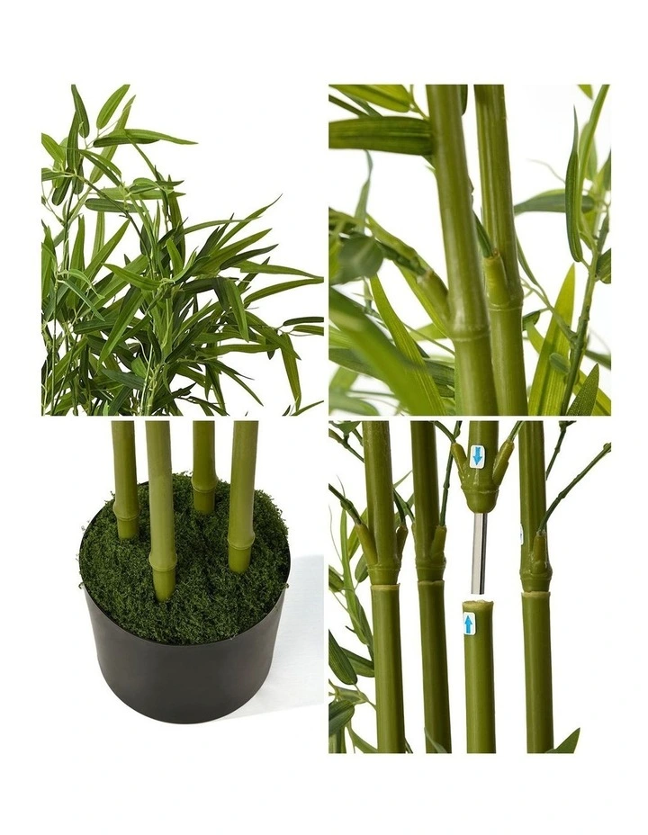 Livsip 150cm Artificial Bamboo Tree Potted Faux Plant Home Decor image 5
