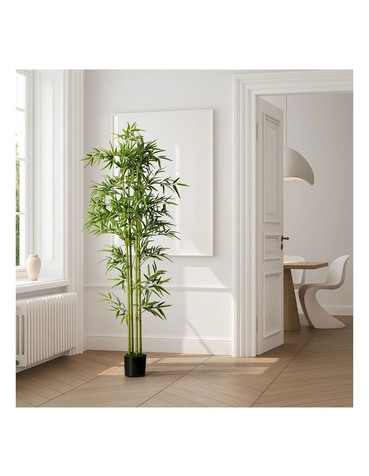 Livsip 150cm Artificial Bamboo Tree Potted Faux Plant Home Decor image 6