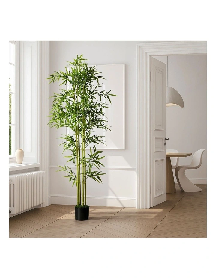 Livsip 180cm Artificial Bamboo Tree Lifelike Faux Potted Plant Home Garden Decor image 6