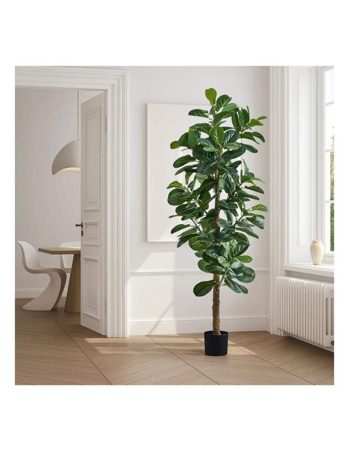 Livsip 180cm Artificial Fiddle Leaf Fig Tree Lifelike Faux Plants Home Decor image 6