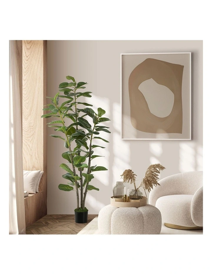 Livsip 150cm Artificial Fiddle Leaf Fig Tree Lifelike Faux Potted Plant image 4
