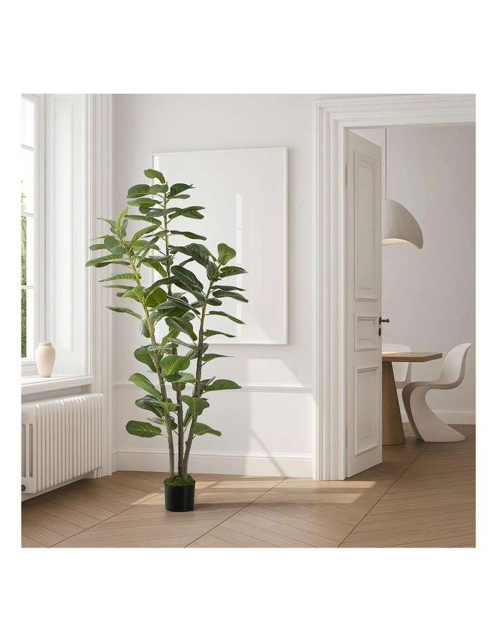 Livsip 150cm Artificial Fiddle Leaf Fig Tree Lifelike Faux Potted Plant image 6