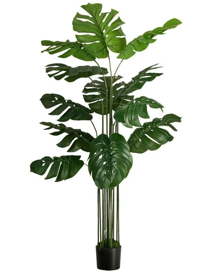Livsip 150cm Artificial Monstera Deliciosa Plant Fake Tropical Tree image 1