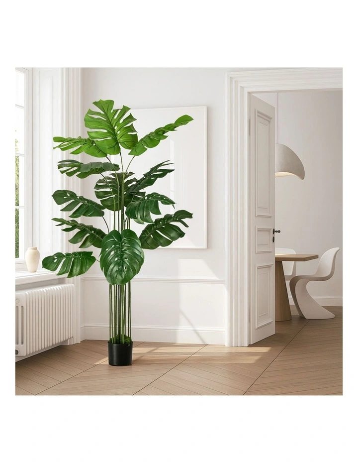 Livsip 150cm Artificial Monstera Deliciosa Plant Fake Tropical Tree image 6